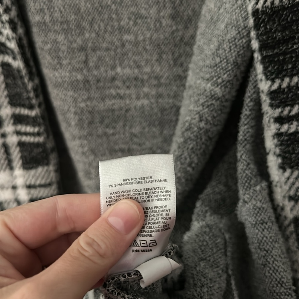 Express Plaid Long Blazer - Picture 6 of 8